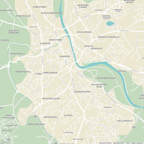 Hotel in Kilkenny with Parking - Kilkenny City Map and Photos