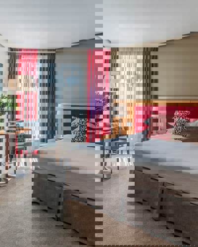 Hotel Rooms Kilkenny -  Double Bedroom with Work Desk and TV