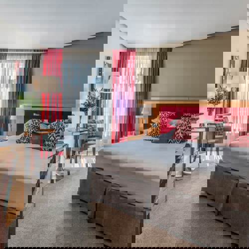 Hotel Rooms Kilkenny -  Double Bedroom with Work Desk and TV