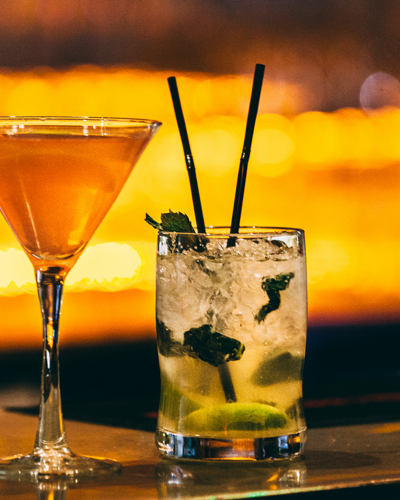 Best Cocktail Bars Kilkenny - Two Cocktails on a Bar Counter