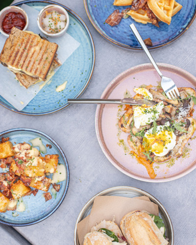 The Best Brunch in Kilkenny - Aerial View of Brunch Food