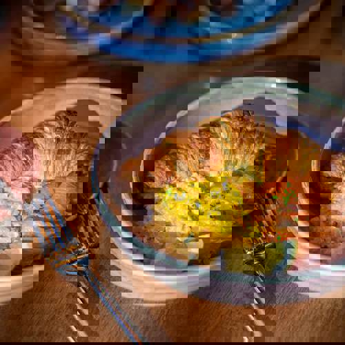 Statham's Bar Restaurant - Salmon, Croissant and Eggs